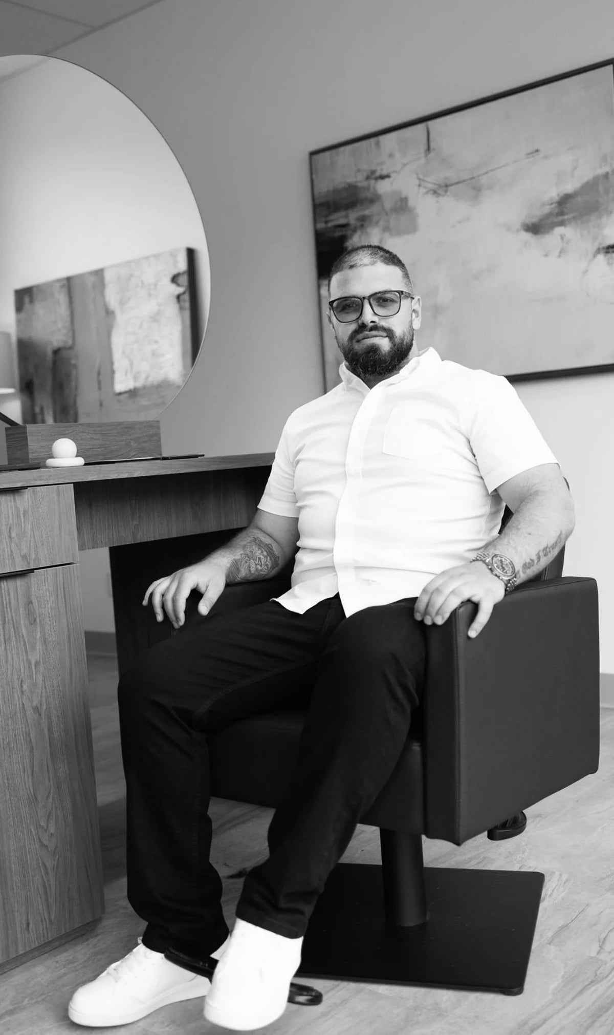 Hatem Salem, stylist at Eve Salon, Saint Louis MO